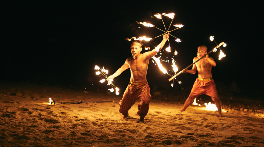 Thai Fire Dancers