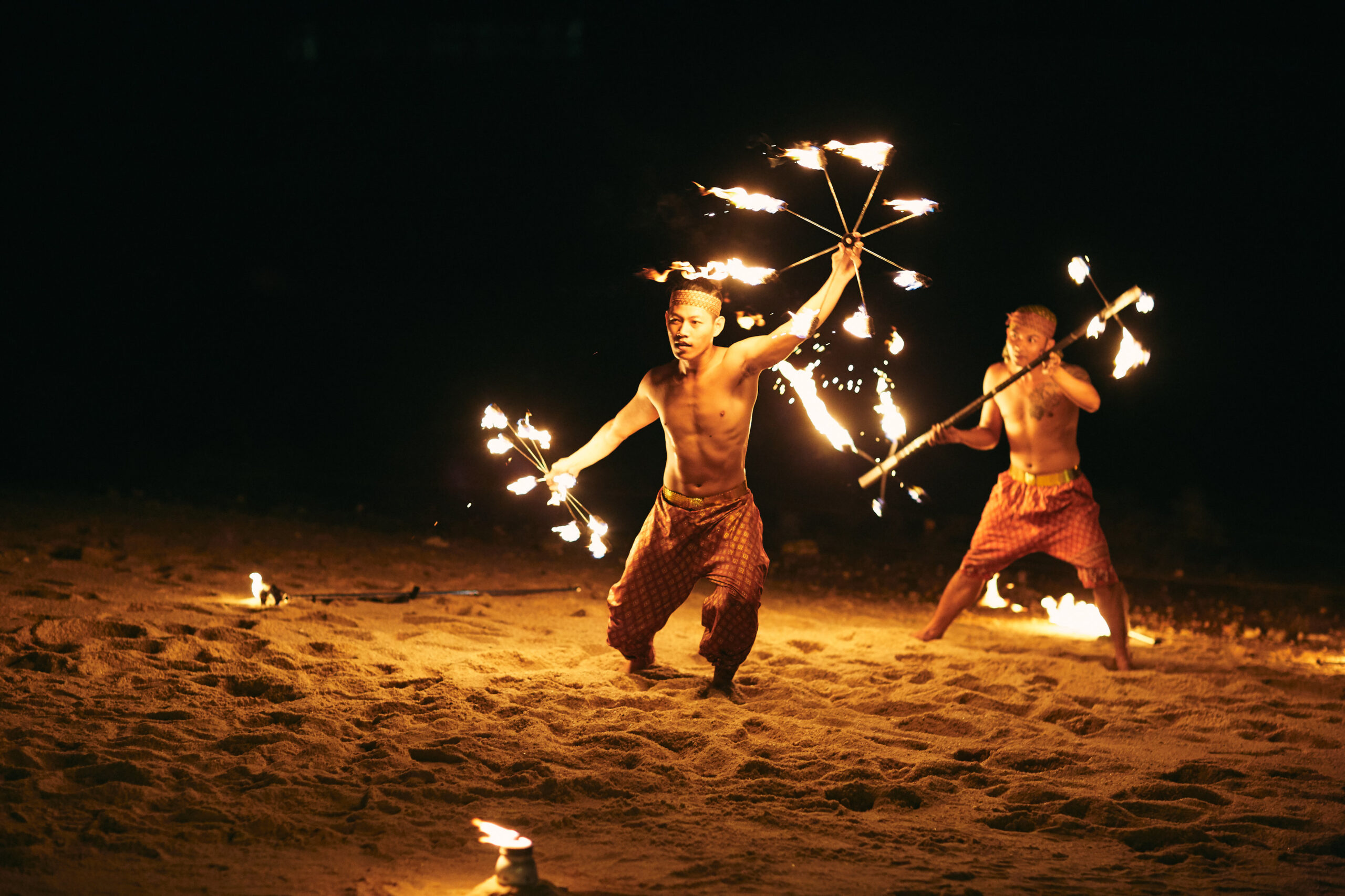 Thai Fire Dancers
