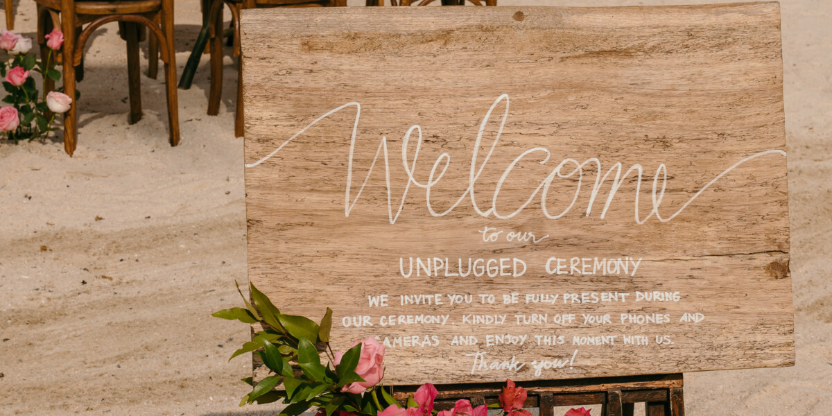 Wedding Welcome Sign