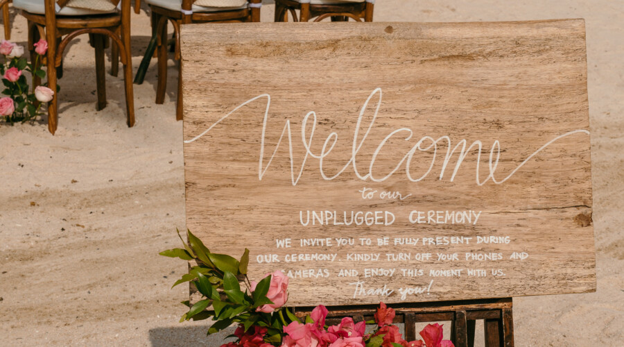 Wedding Welcome Sign