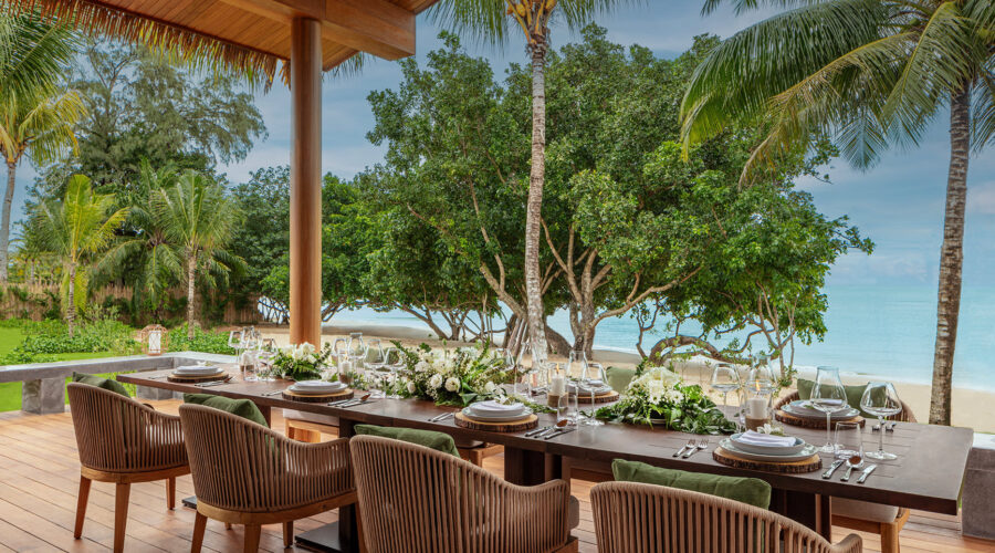 Deck Dining Overlooking Beach