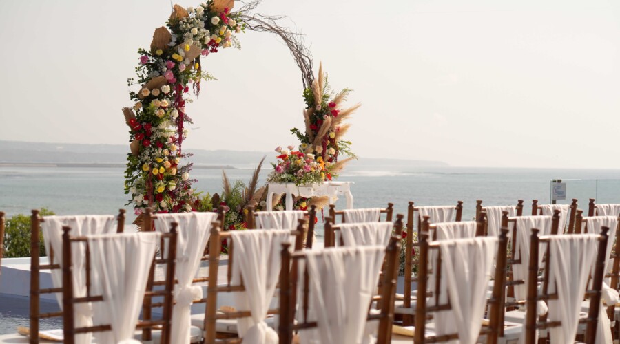 Floating Pool Deck Ceremony