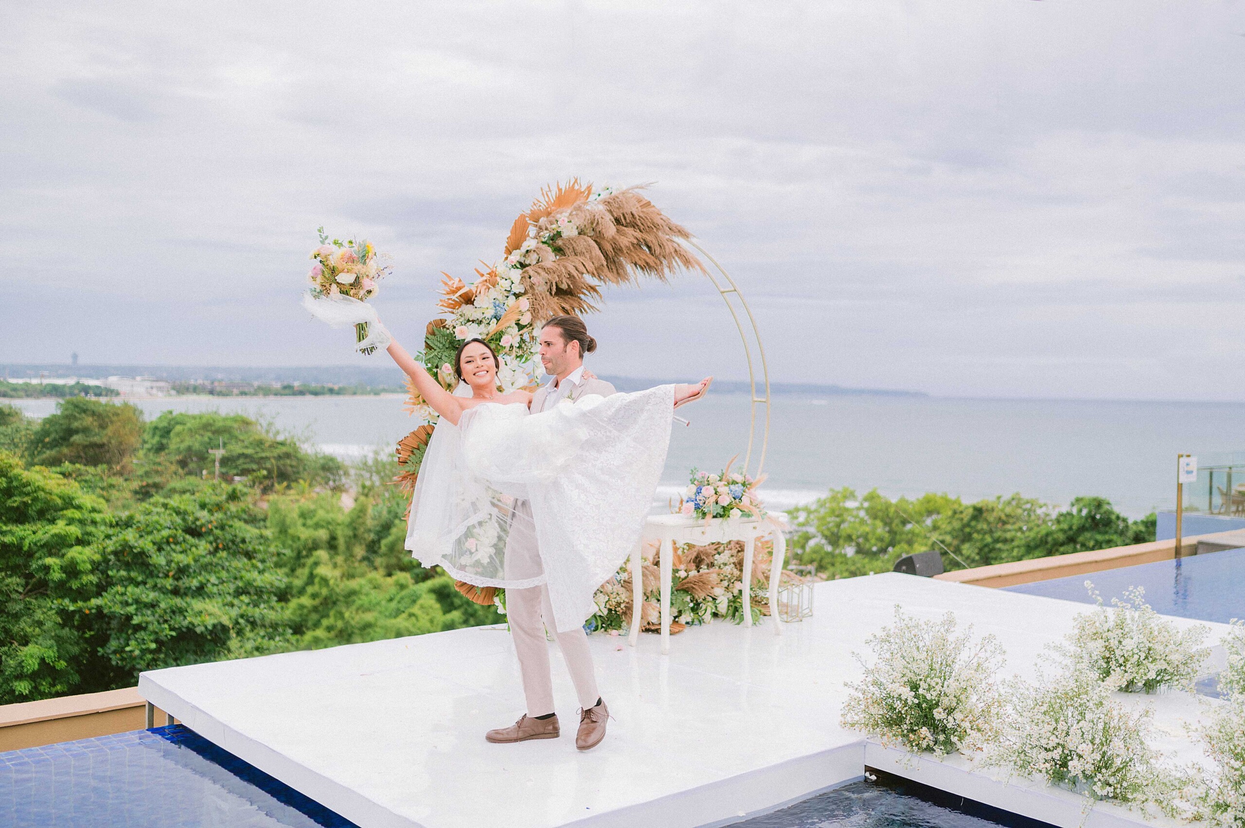 Floating Pool Deck Ceremony