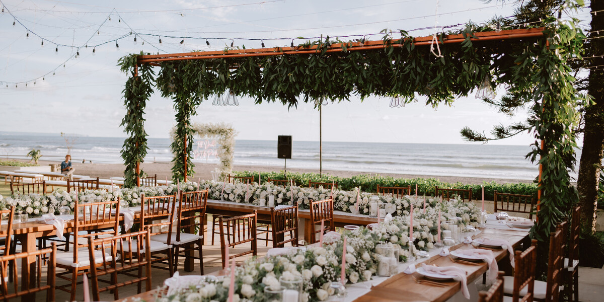 Beachfront Garden Reception