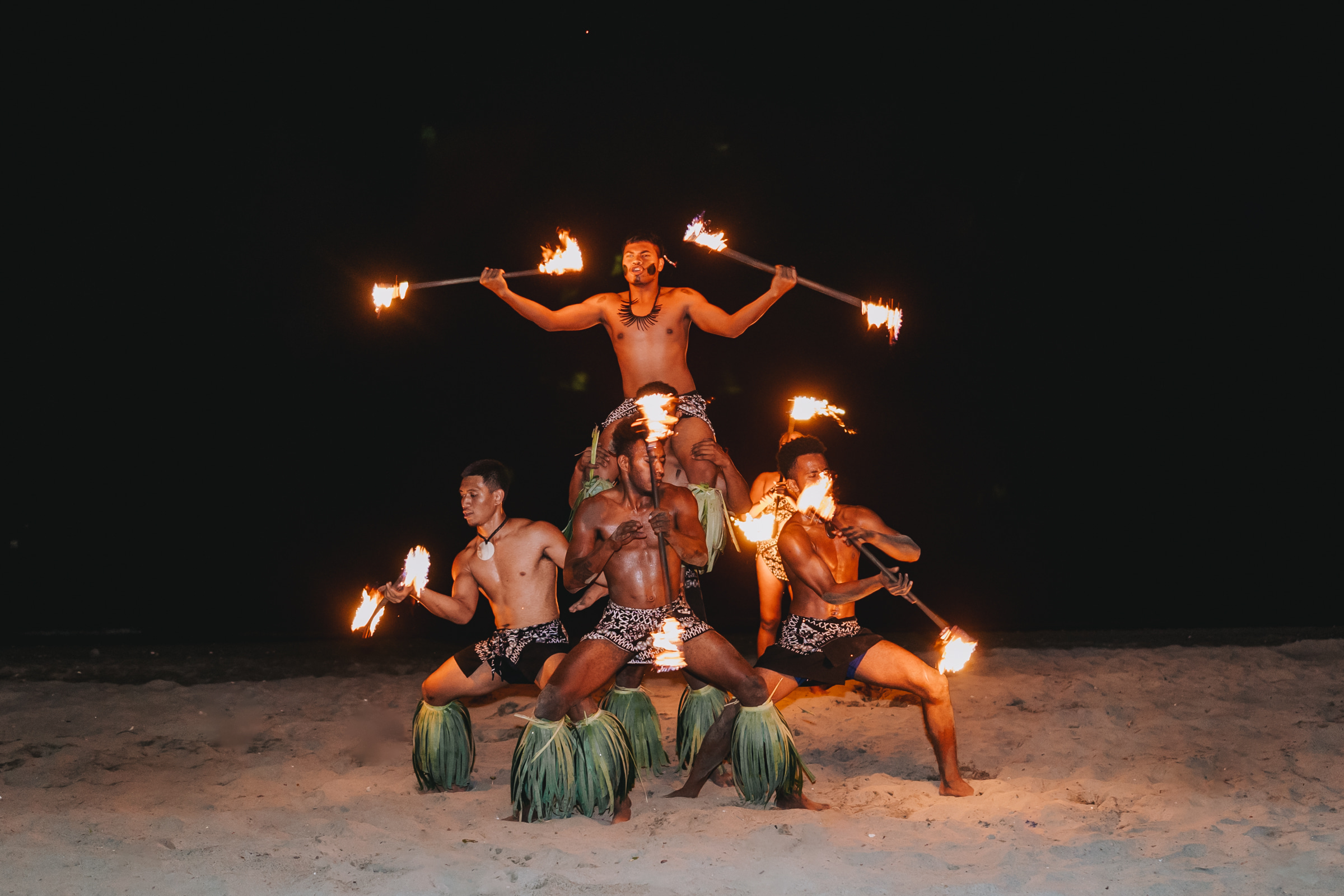 Fijian Fire Dancers