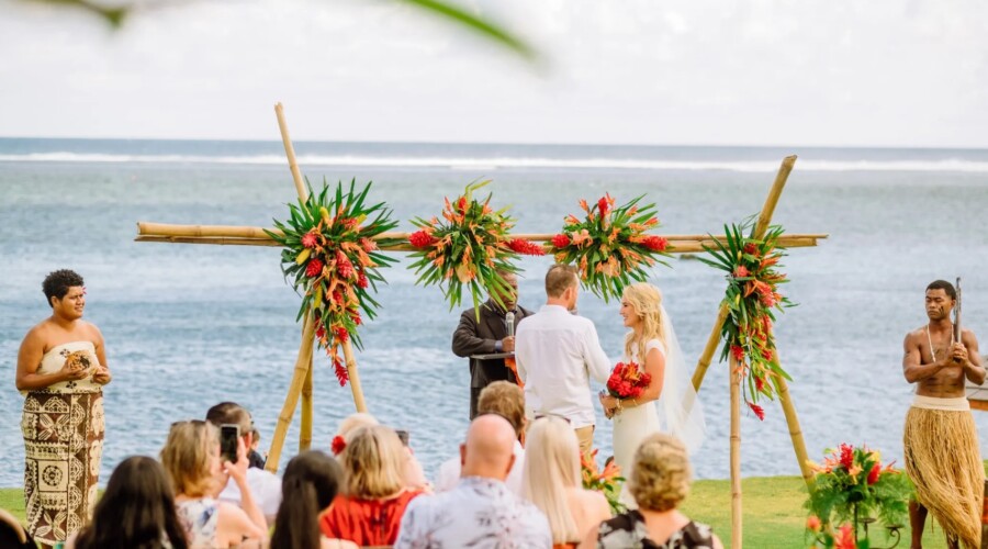 Beachfront Lawn Ceremony