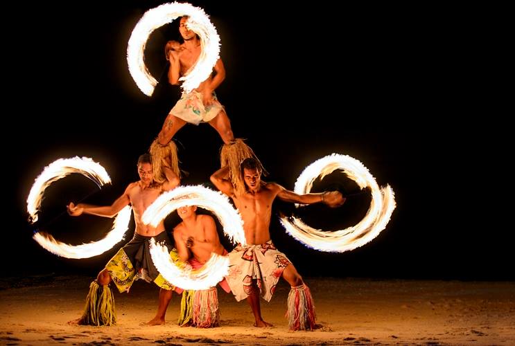 Fijian Fire Dancers