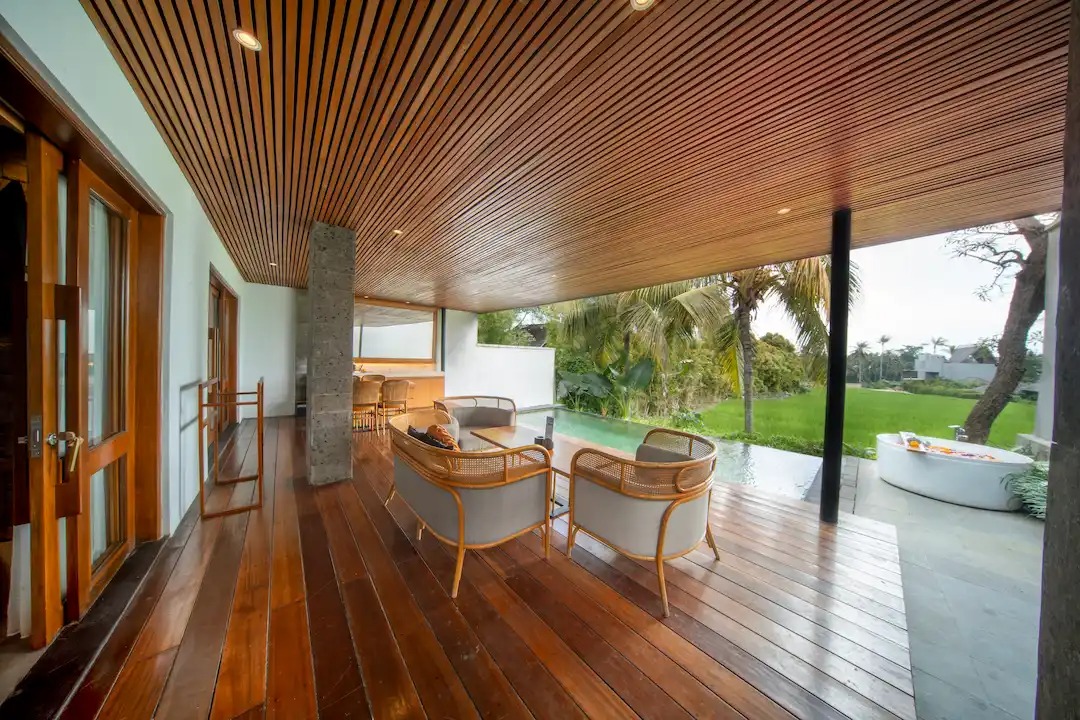 Grand Two Bedroom Private Pool Villa with Ricefield View