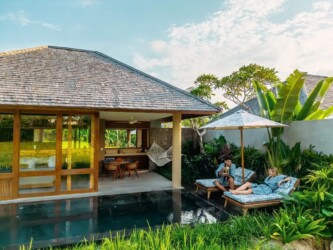 Grand Royal One Bedroom Private Pool Villa with Ricefield View