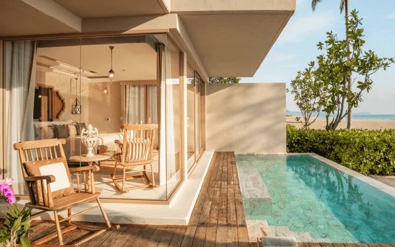 Beachfront Pool Villa