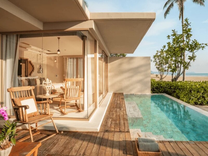 Beachfront Pool Villa