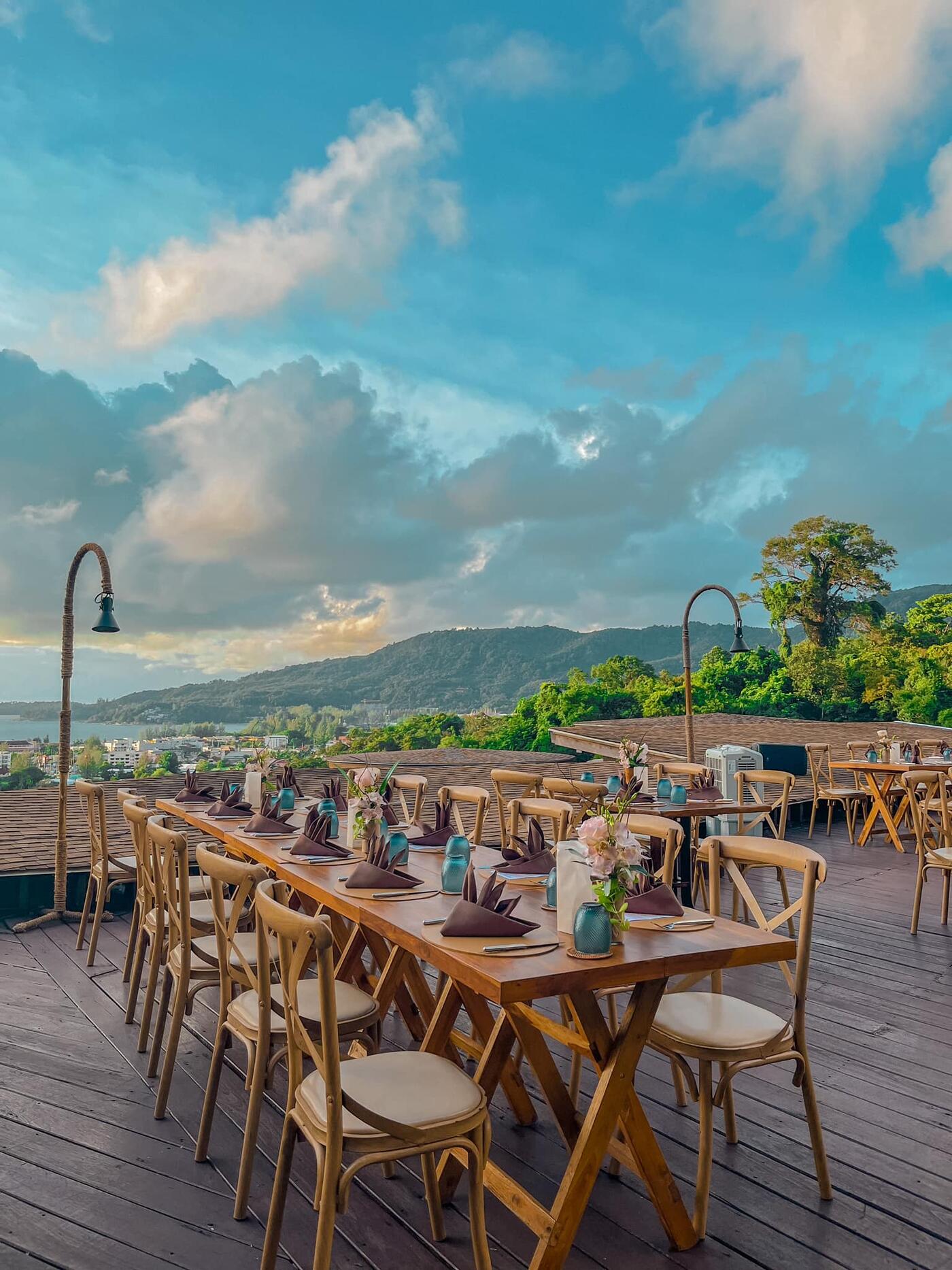 Rooftop Terrace Reception