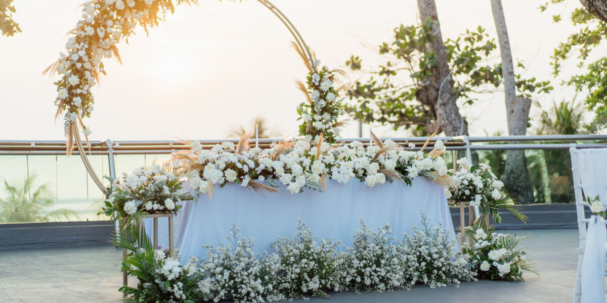 Bridal Table Setup