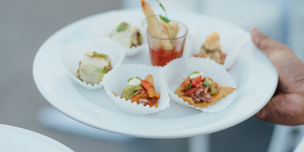 Hot and cold canapes