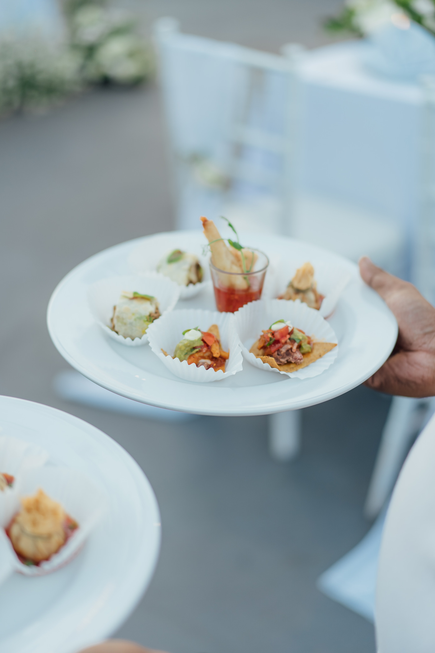 Hot and cold canapes