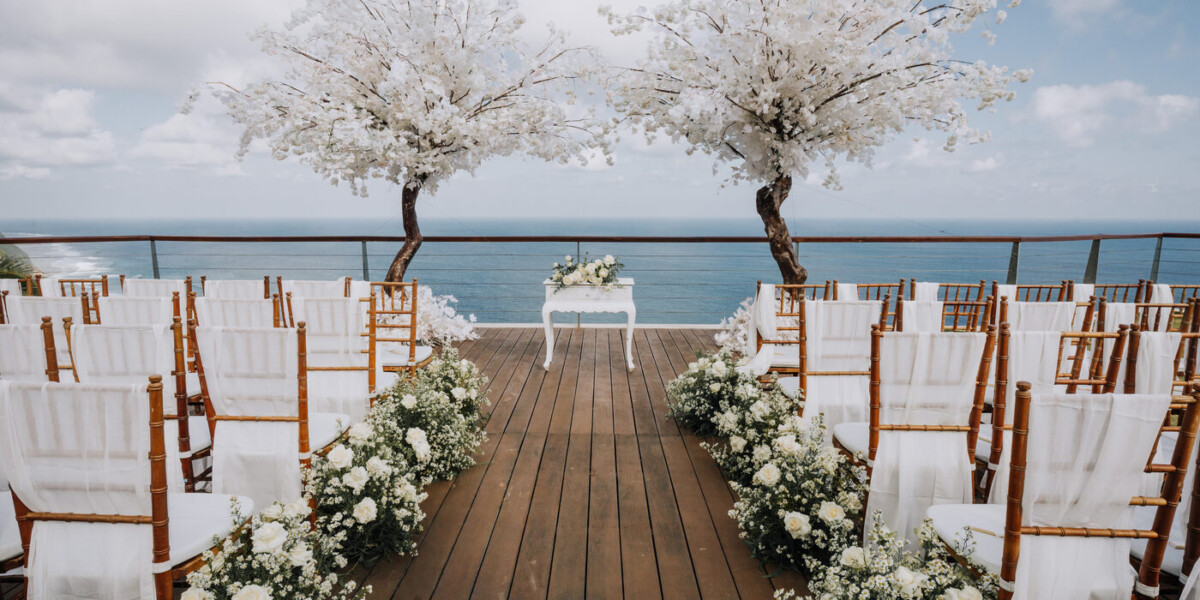 Your ceremony with lots of florals