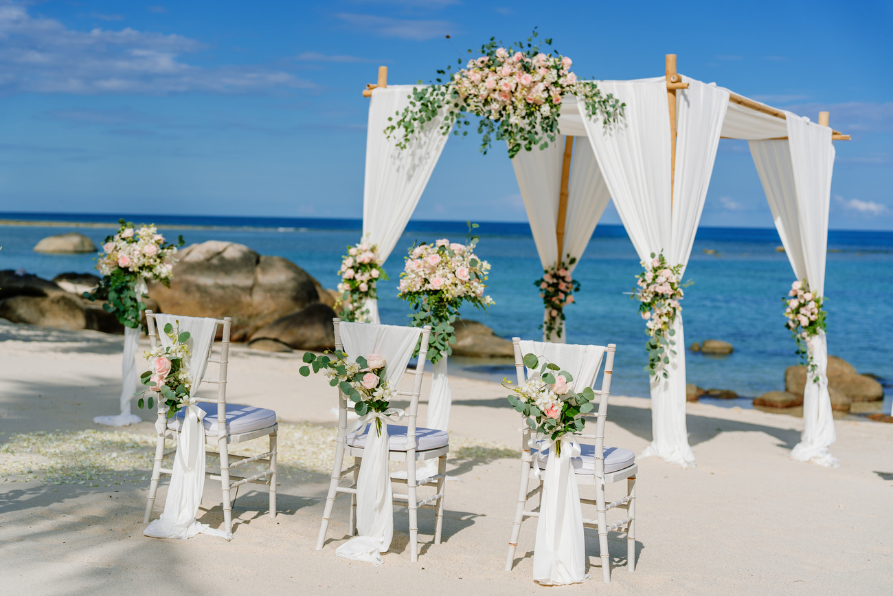 Beachfront ceremony