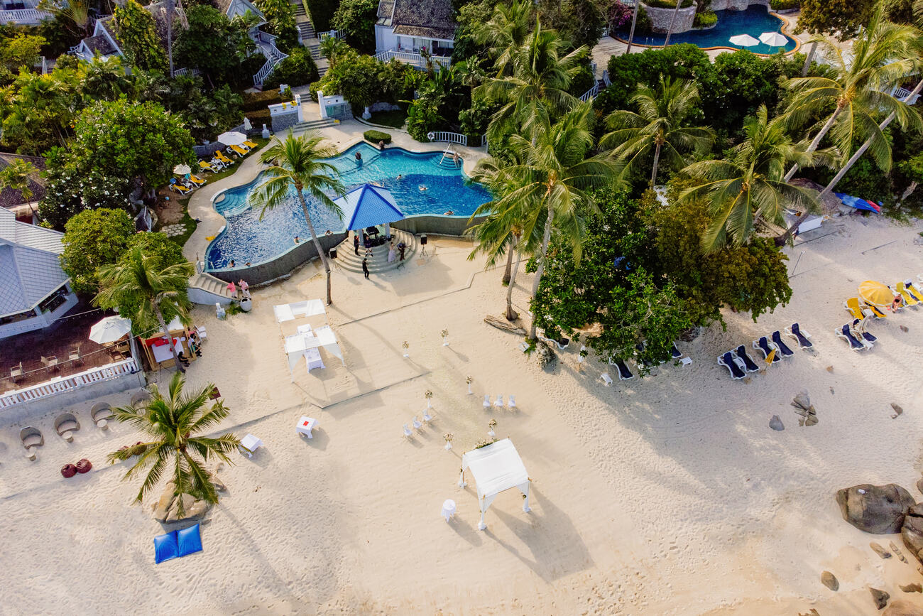 Beachfront ceremony
