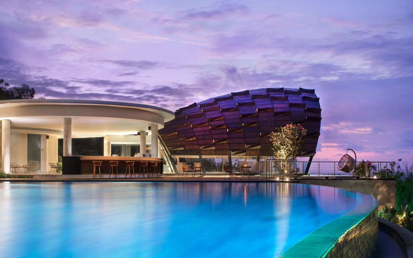 Renaissance Uluwatu Pool Bar Sunset