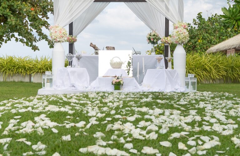 Ceremony on the lawn