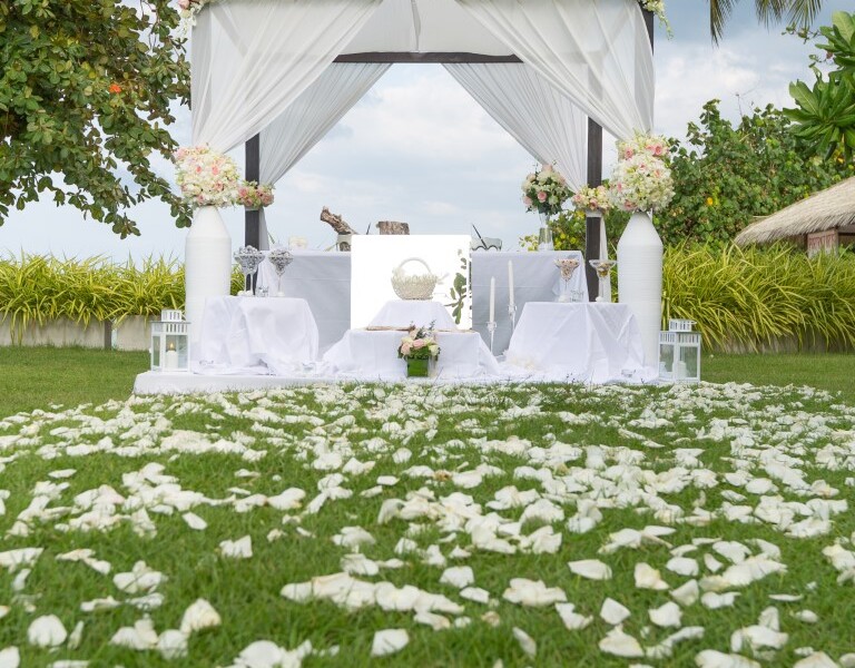 Ceremony on the lawn