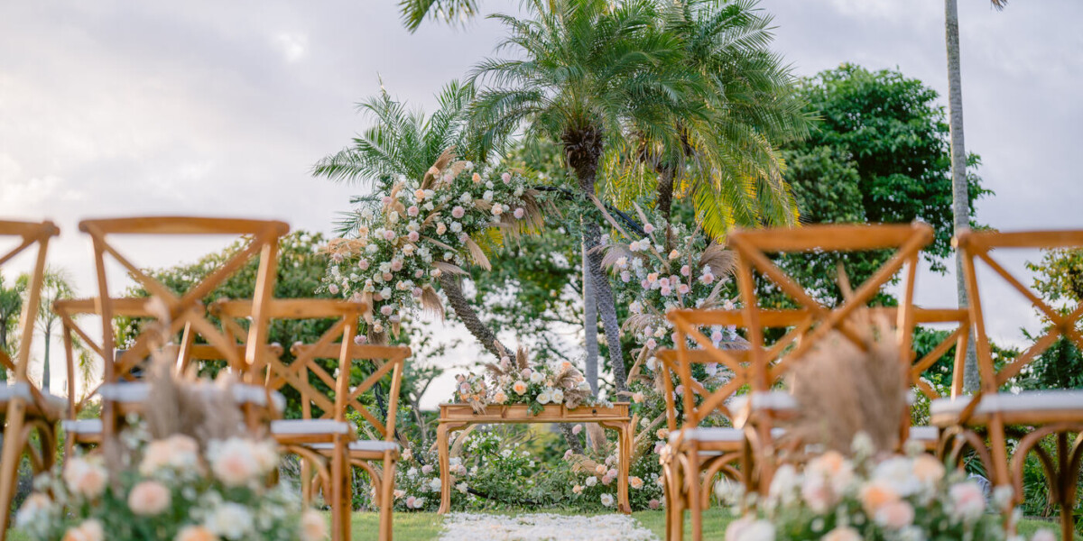 Ceremony at rooftop garden
