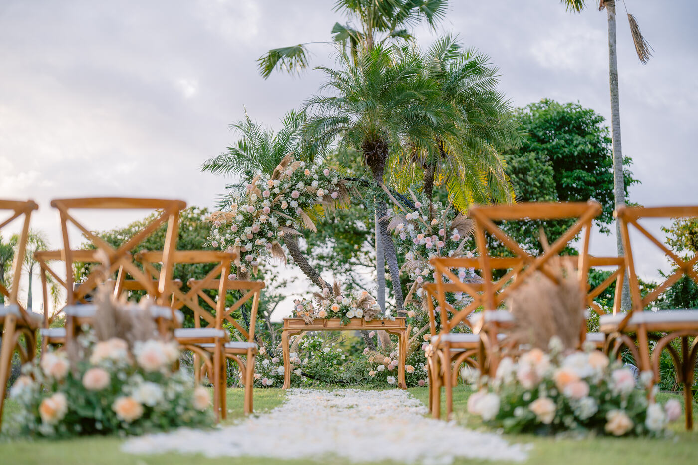 Ceremony at rooftop garden
