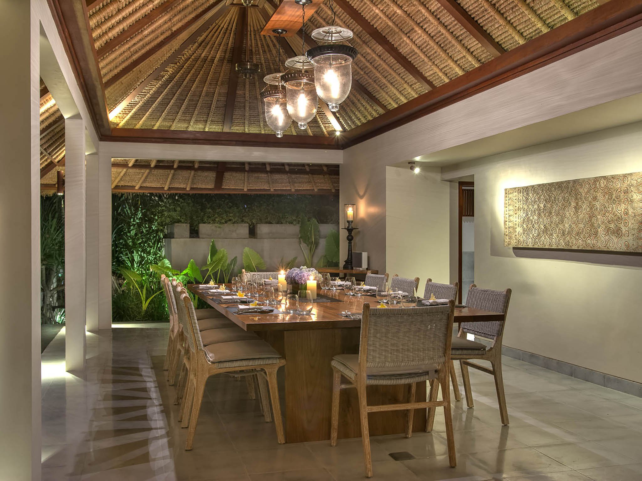 Dining Room at Seseh Beach Villa II