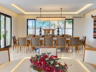 The Pala dining spaces