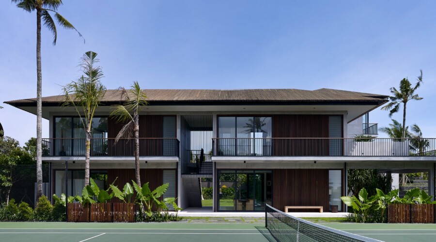 Exclusive use of the tennis courts