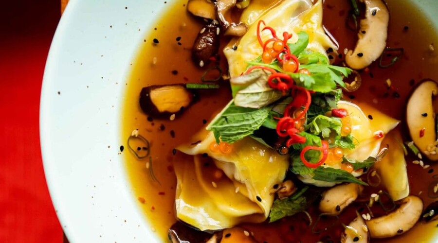 Contemporary plated menu