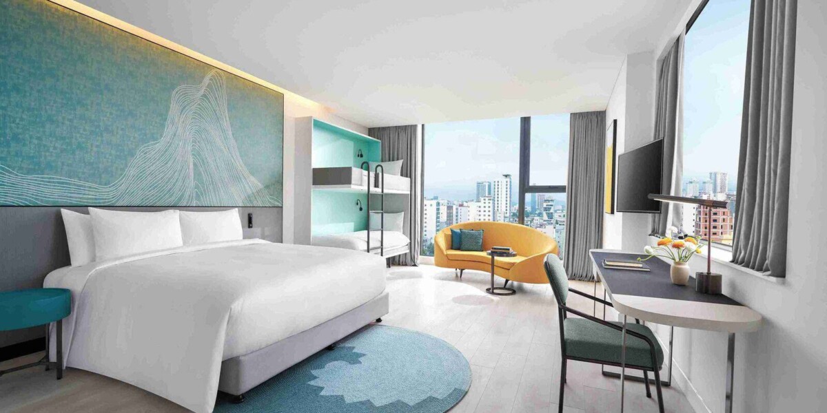 Family accessible room city view
