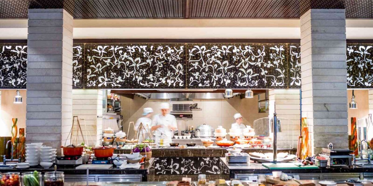 Buffet menu (Asian)