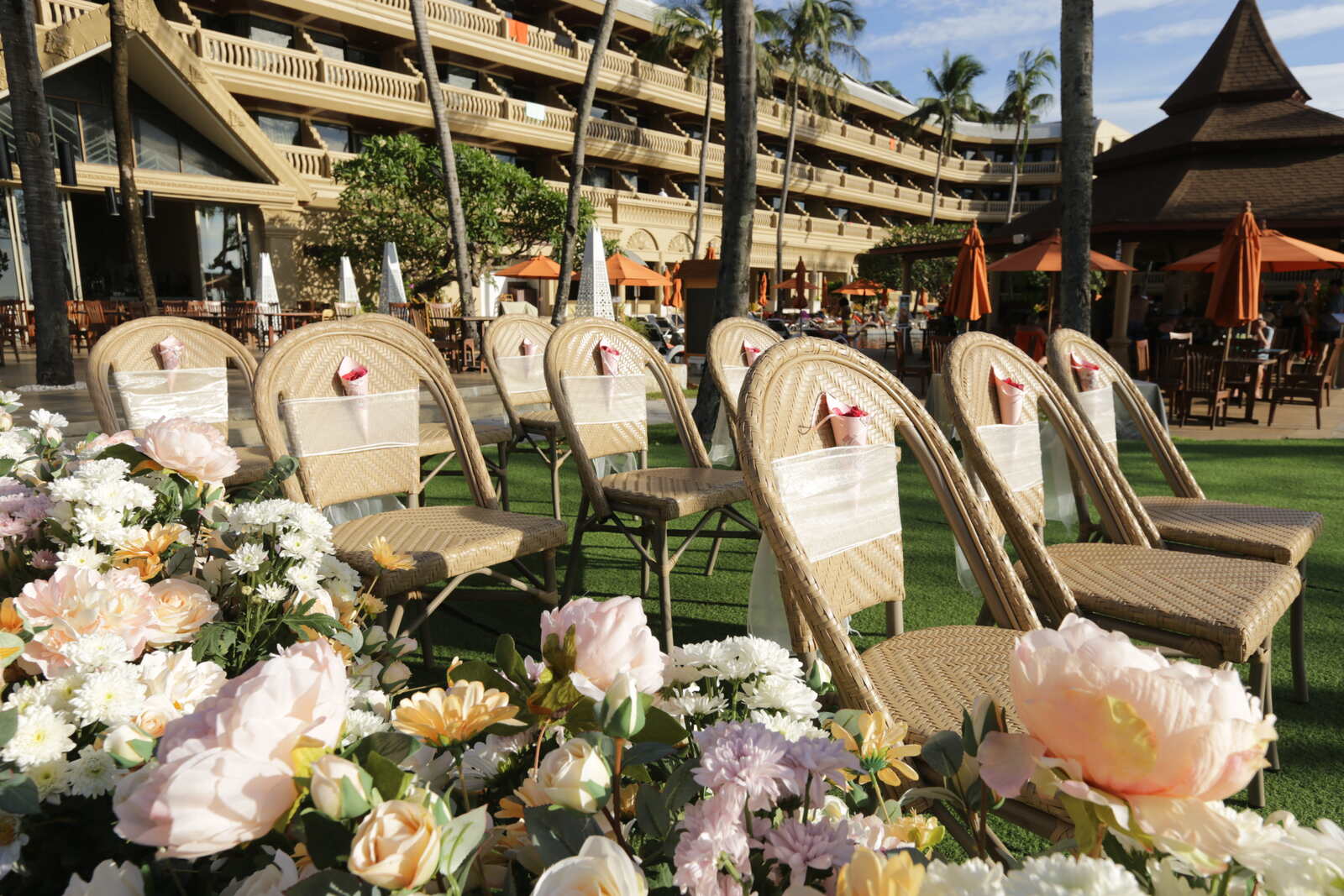 Poolside Garden Area