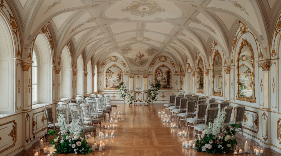 Indoor Renaissance Wedding Room