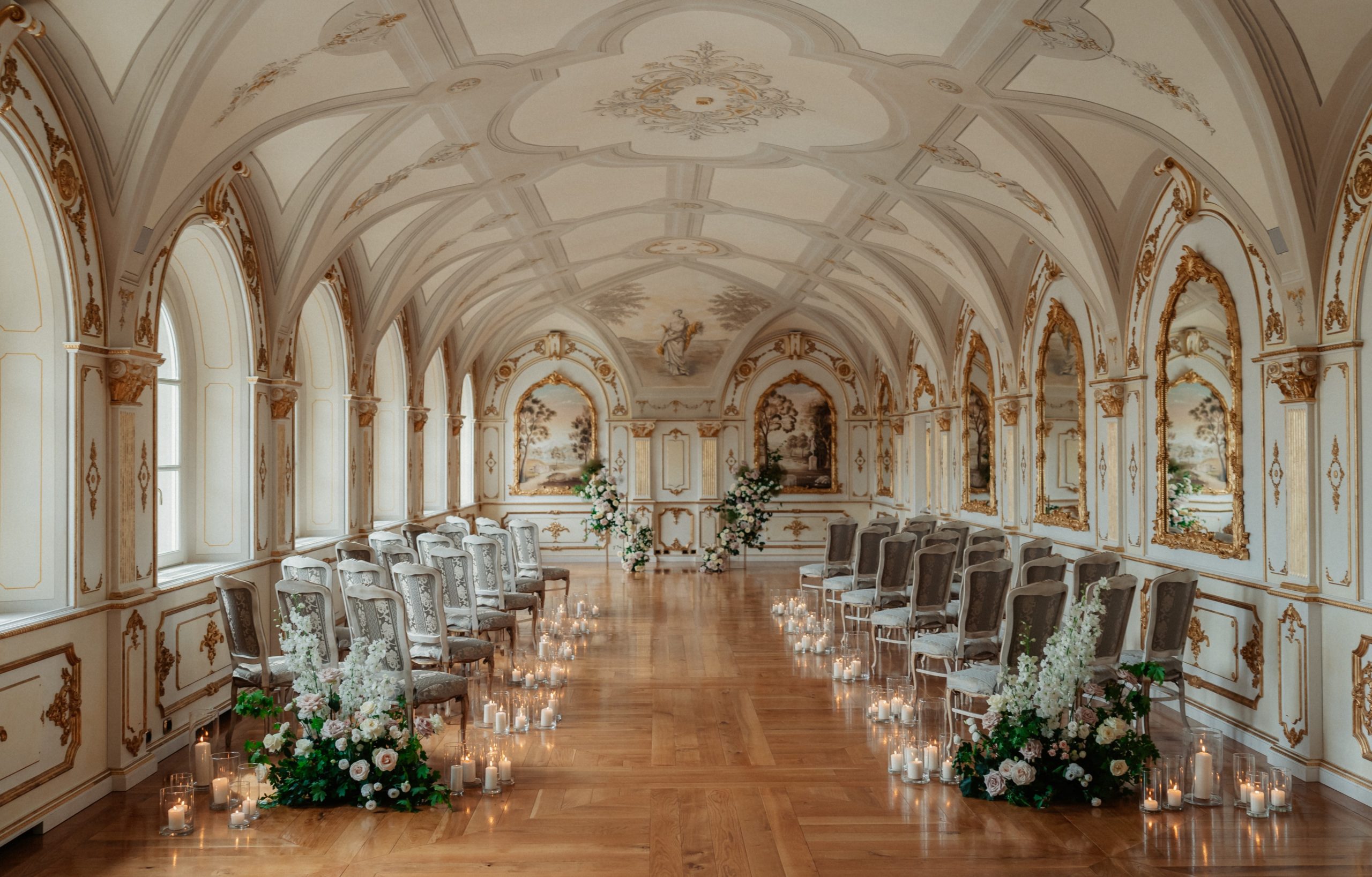 Indoor Renaissance Wedding Room