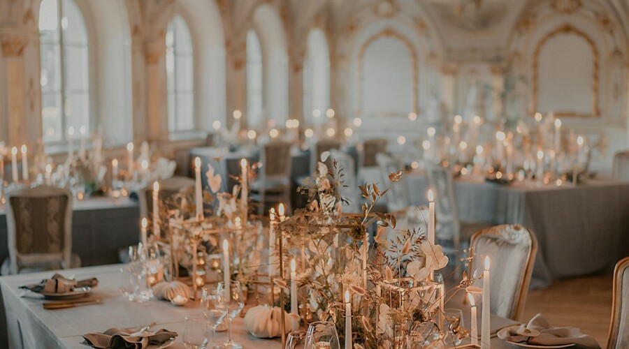 Indoor Renaissance Wedding Room