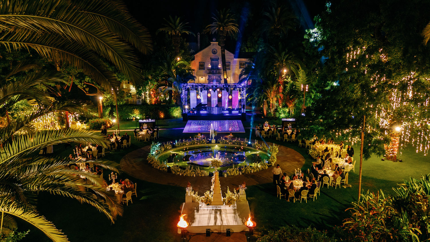 Garden Gazebo and Fountain Area