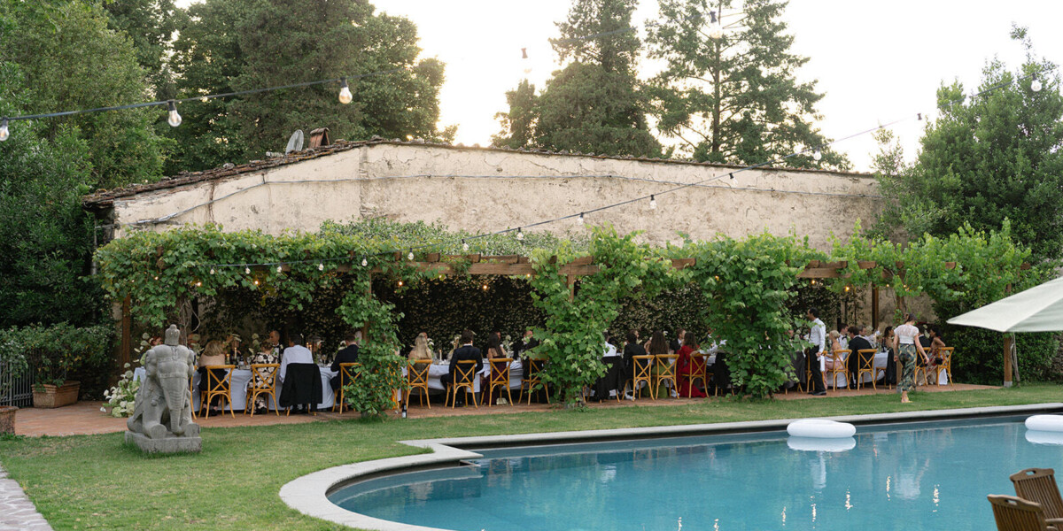 Lawn with Pergola