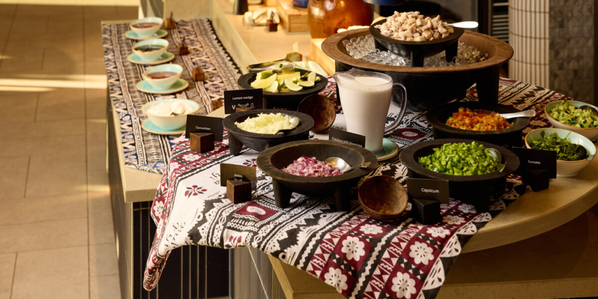 Classic international buffet menus